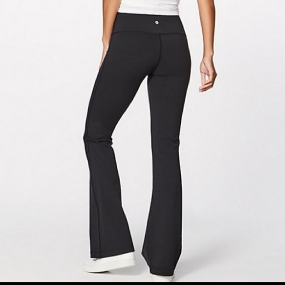 Black flare lululemon pants Clearance